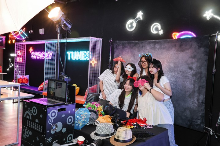 Classic Photo Booth Setup at Event