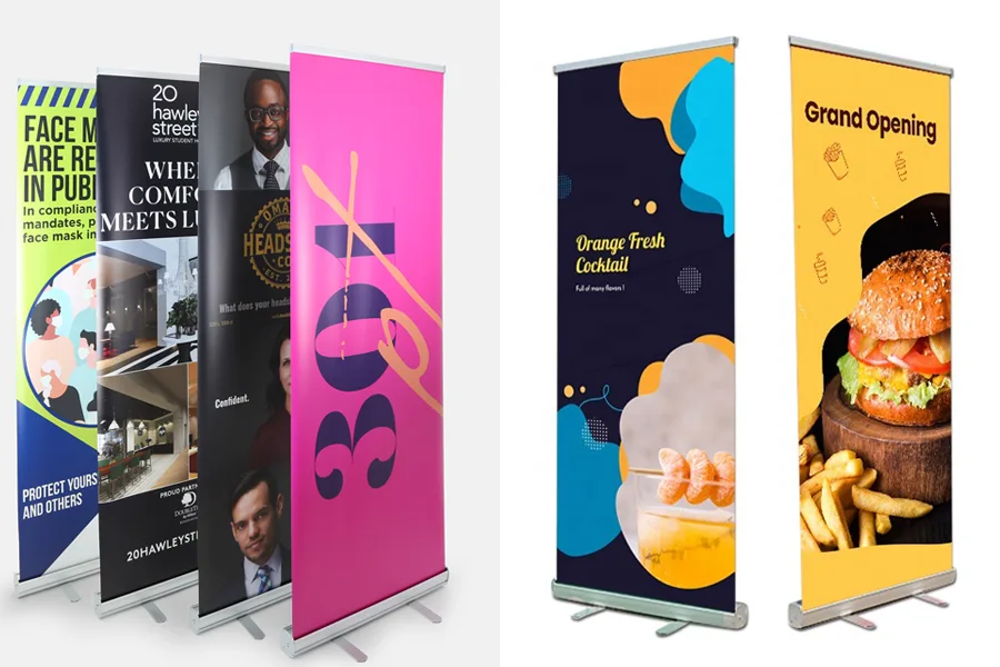 Corporate Pull-Up Banner Display