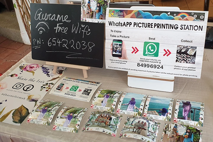 Instant Print Kiosk Processing Smartphone Pictures
